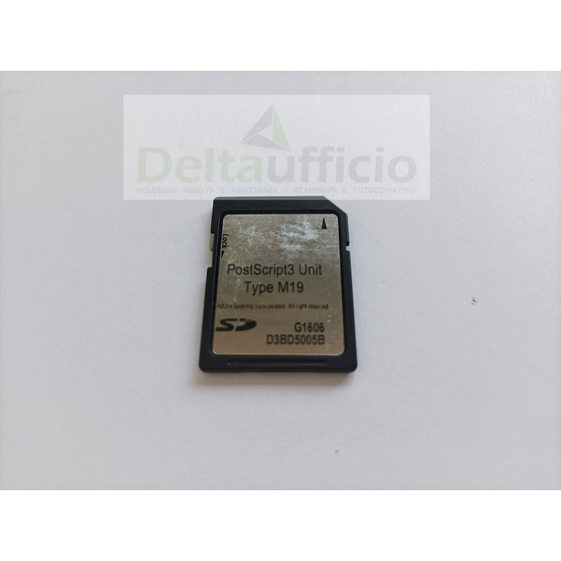 SCHEDA SD POSTSCRIPT UNIT TYPE M19 D3BD5005B Ricoh MP C2004-C2504-C3004-C3504-C4504-C5504-C6004